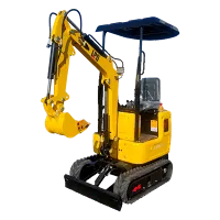 รถขุดขนาดเล็กเครื่องยนต์คูโบต้า 1 ตัน