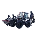รถแบคโฮหน้าตักหลังขุดฟาร์มขนาดกะทัดรัด